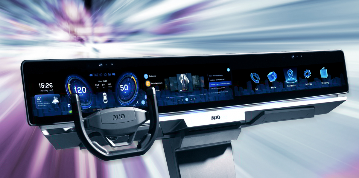 k1体育FIDM Plus 一体化显示方案导入AmLED显示技术并整合多项感测技术，打造沉浸式、互动的座舱体验