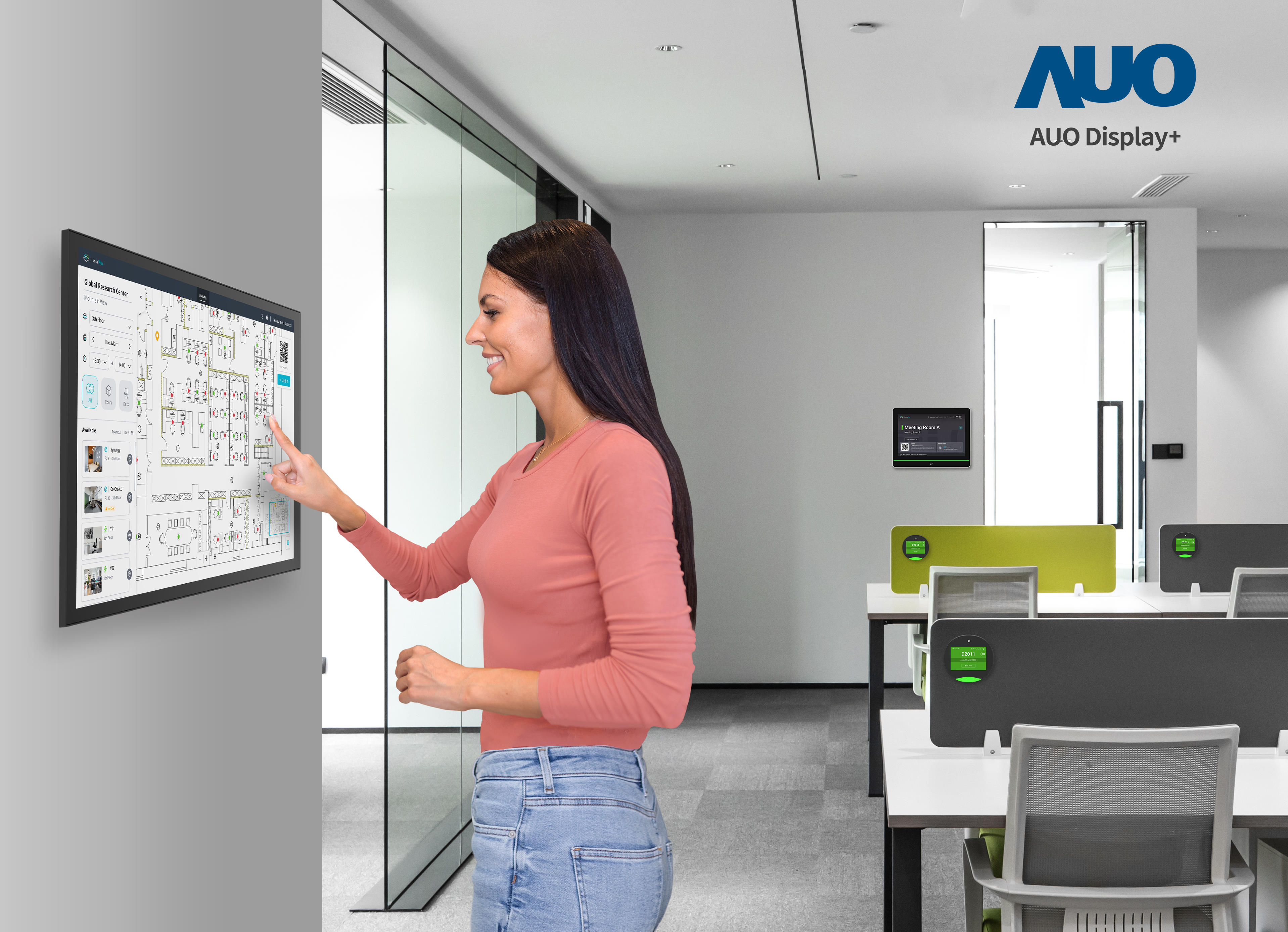 达擎会议空间管理解决方案可应用于空间预约和管理流程，将办公空间的查询、预约和保留等流程自动化，为用户提供更灵活、弹性的工作模式