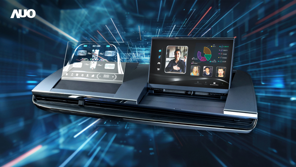 k1体育Micro LED Display HMI解决方案打造透明Micro LED前座仪表，呈现信息并保留驾驶视野开阔；亦为副驾驶座乘客打造收放自如的Micro LED屏幕，在不影响显示质量的前提于显示区内建镜头，让用户能与视讯对象直接眼神接触，提供绝佳的双向沟通体验