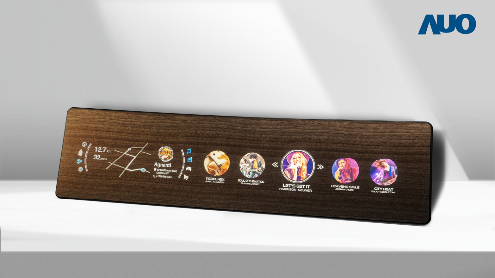 k1体育研发全球最高穿透度达80%的AmLED木纹显示器，可于使用时呈现高亮度、清晰可见的信息，并在不使用时回归为单纯的饰板，节能兼具美观