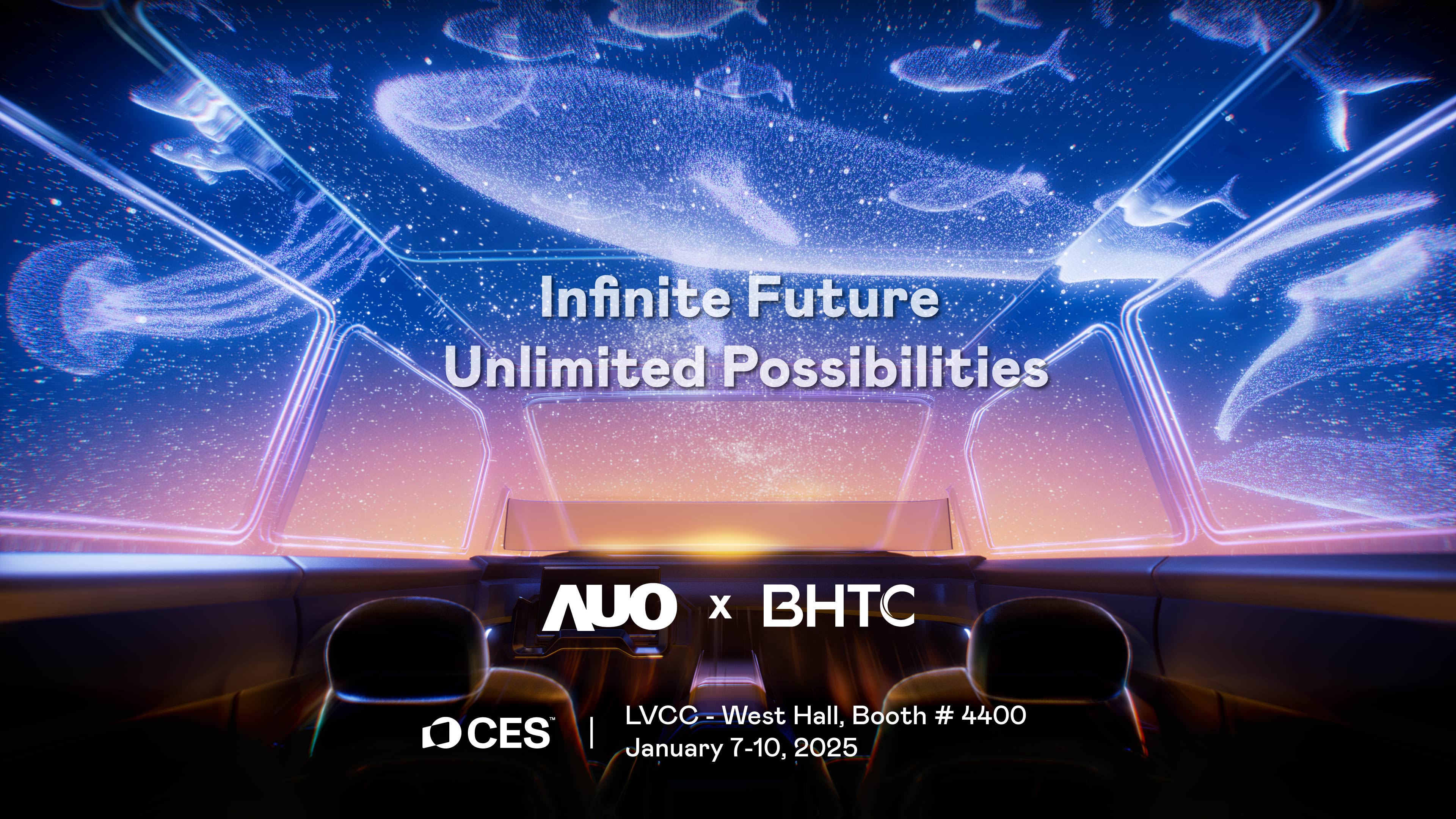 k1体育以Infinite Future, Unlimited Possibilies为主题，联合BHTC于CES 2025扩大规模展出