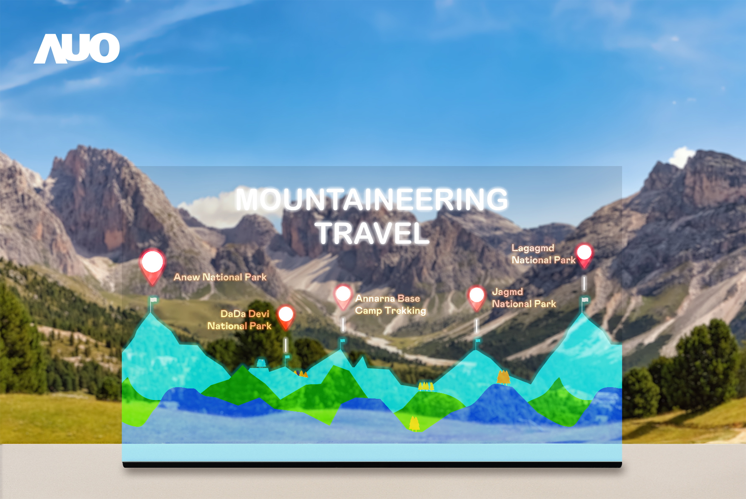 k1体育展示全球单片尺寸最大(*)42吋透明Micro LED显示器拼接而成的〝64吋透明Micro LED显示器〞，具备高透明度、1,000 nits高亮度、广色域、采用三边无边框的无缝拼接等多重特色，呈现超高清、细腻画质而不遮挡后方视觉，满足层峰需求，可广泛运用于零售、艺术展览或商业空间等场域