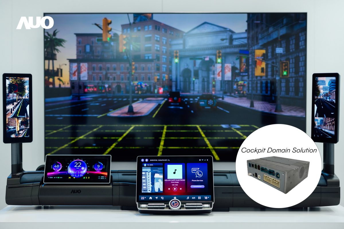 友達「智慧座艙域控解決方案」可做為車內運算的核心平台，驅動創新人機介面與豐富的座艙應用，獲得台灣精品標誌肯定