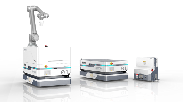 友達數位開發的自主式移動機器人（AMR250M），搭配全向輪並結合AI演算法、2D LiDAR、3D攝影機等技術，協助客戶實現產線全自動化